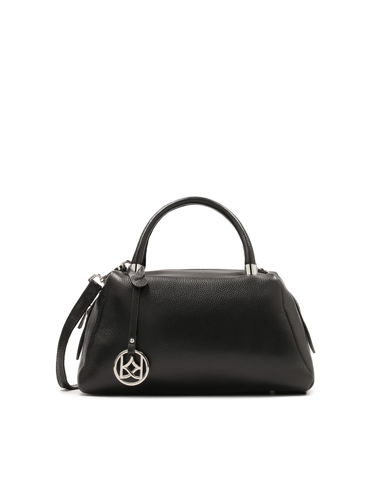 Bolso de piel suave con asas y correa WENNY