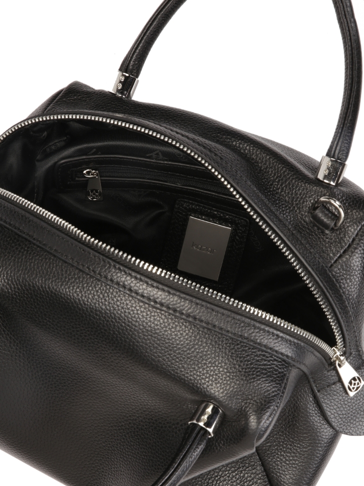 Bolso de piel suave con asas y correa WENNY