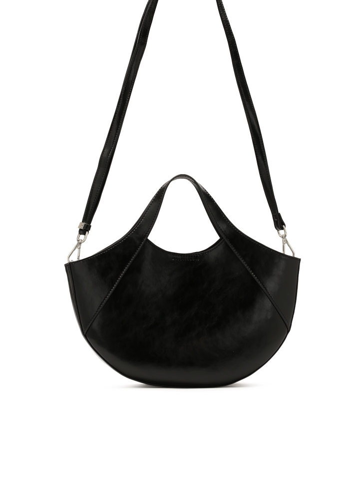 Bolso hobo redondeado de piel KS MELISE