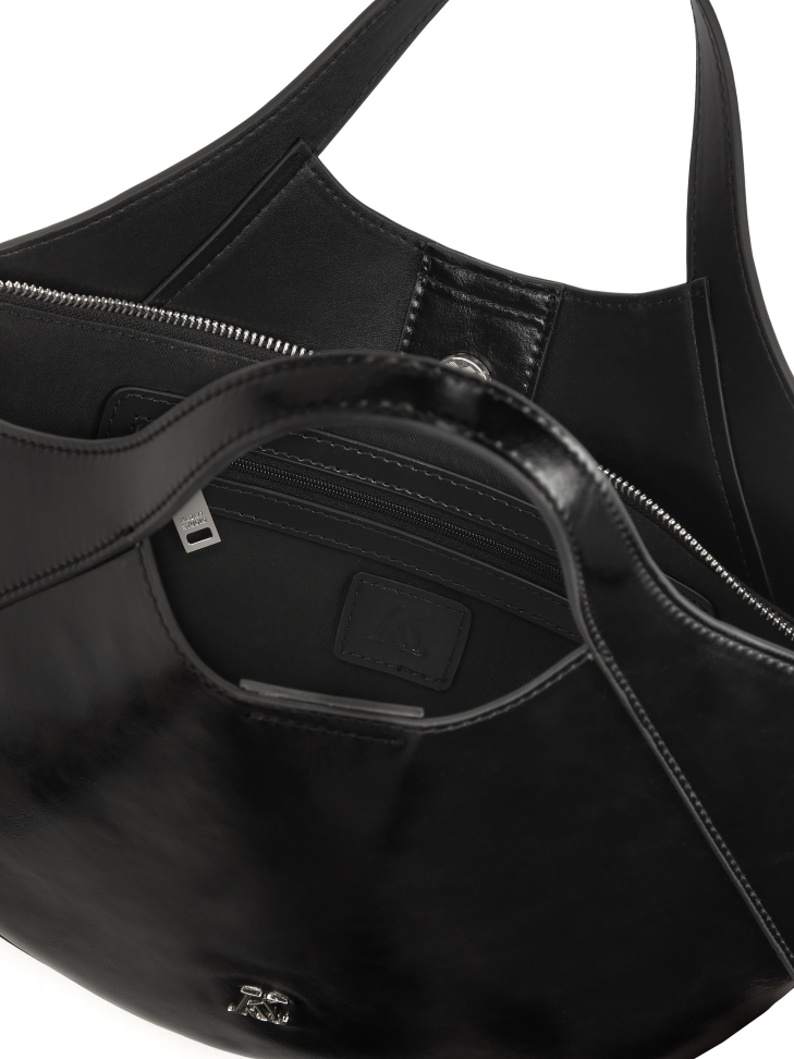 Bolso hobo redondeado de piel KS MELISE