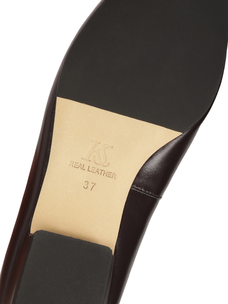 Bombas marrón oscuro con morro ligeramente redondeado  KS OTTILIE