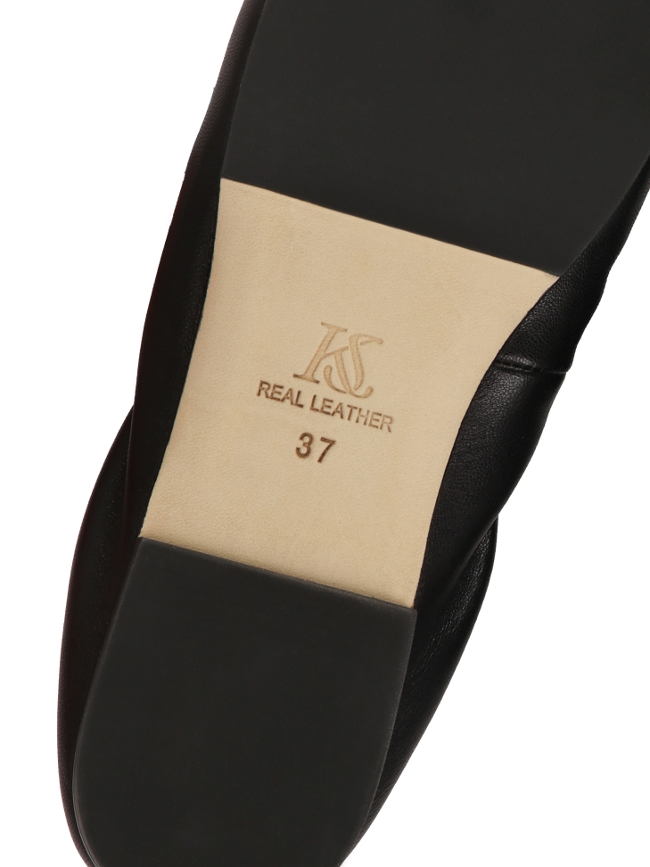 Bailarinas negras con tira elástica  KS AVRIL