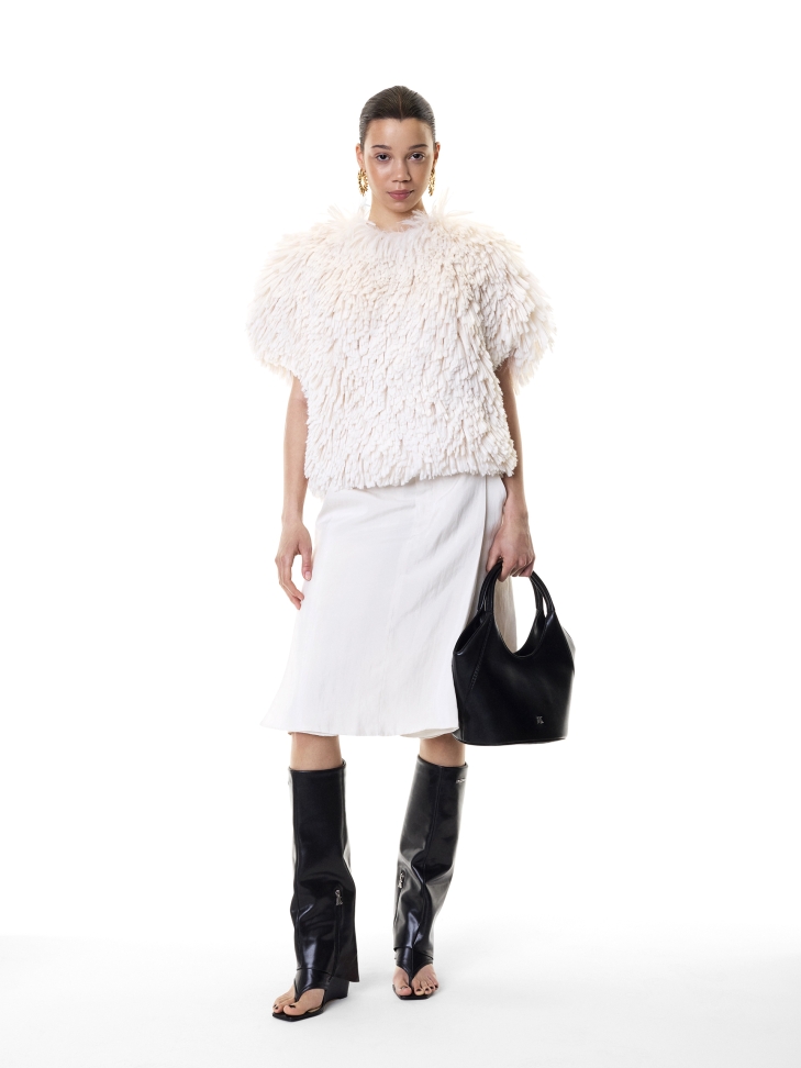 Bolso negro con dos asas KS OTTILE