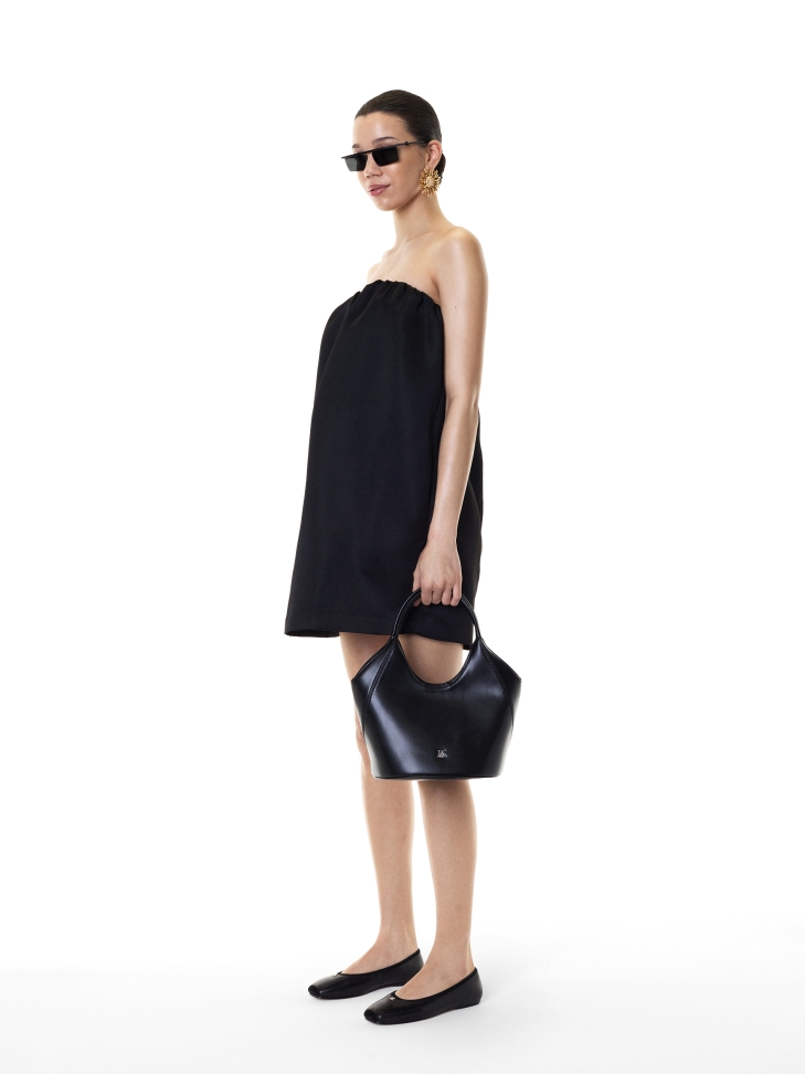 Bolso negro con dos asas KS OTTILE