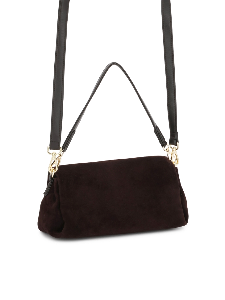 Cartera marrón con solapa ASTRE