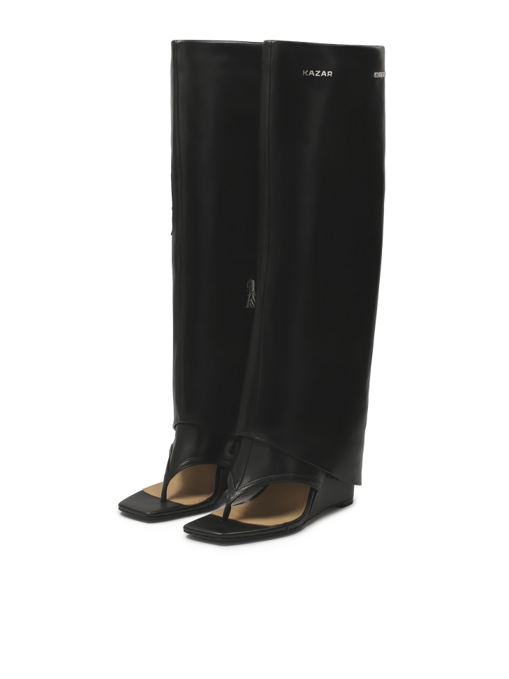 Sandalias sobre plataforma con pala larga vuelta  KS EDITH