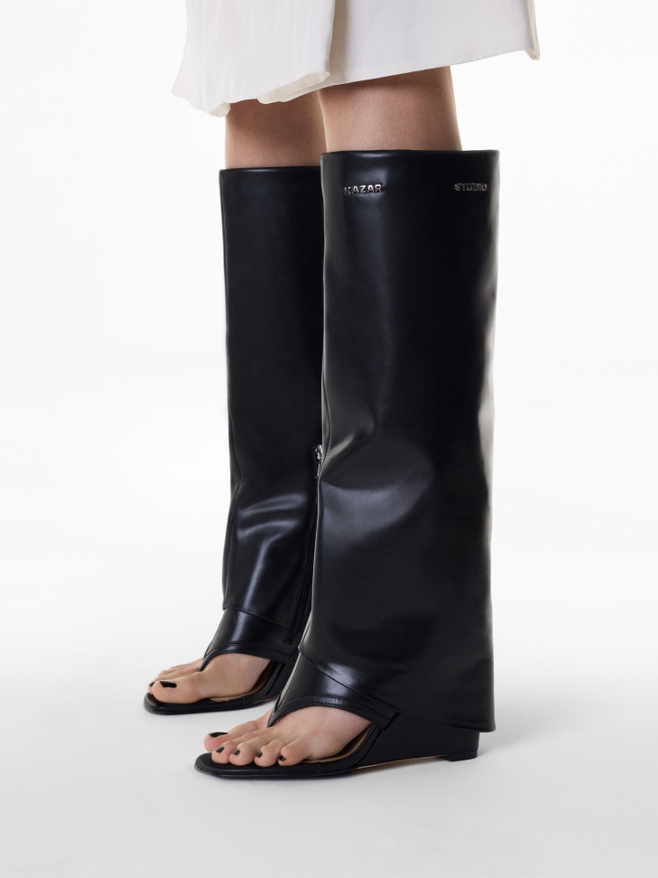 Sandalias sobre plataforma con pala larga vuelta  KS EDITH