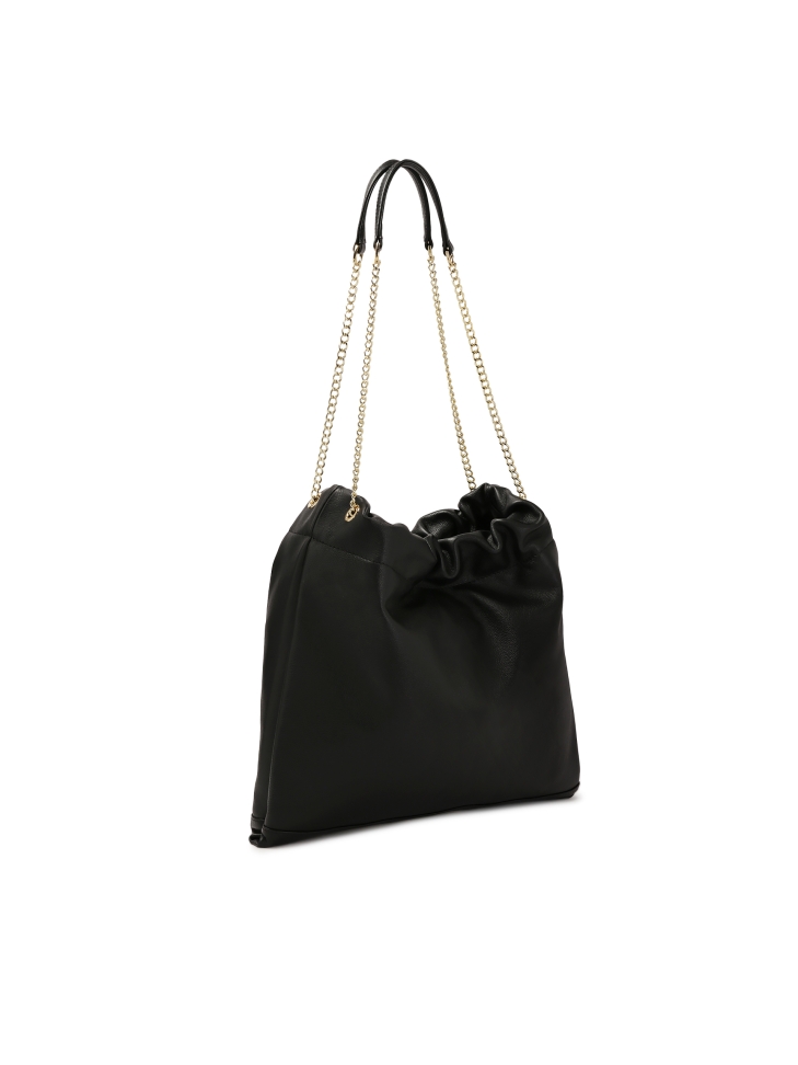 Bolso negro suelto con forma de bolsa HAIDIE