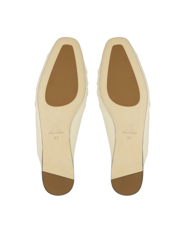 Toboganes crema con parte superior atada  KS LUCITA