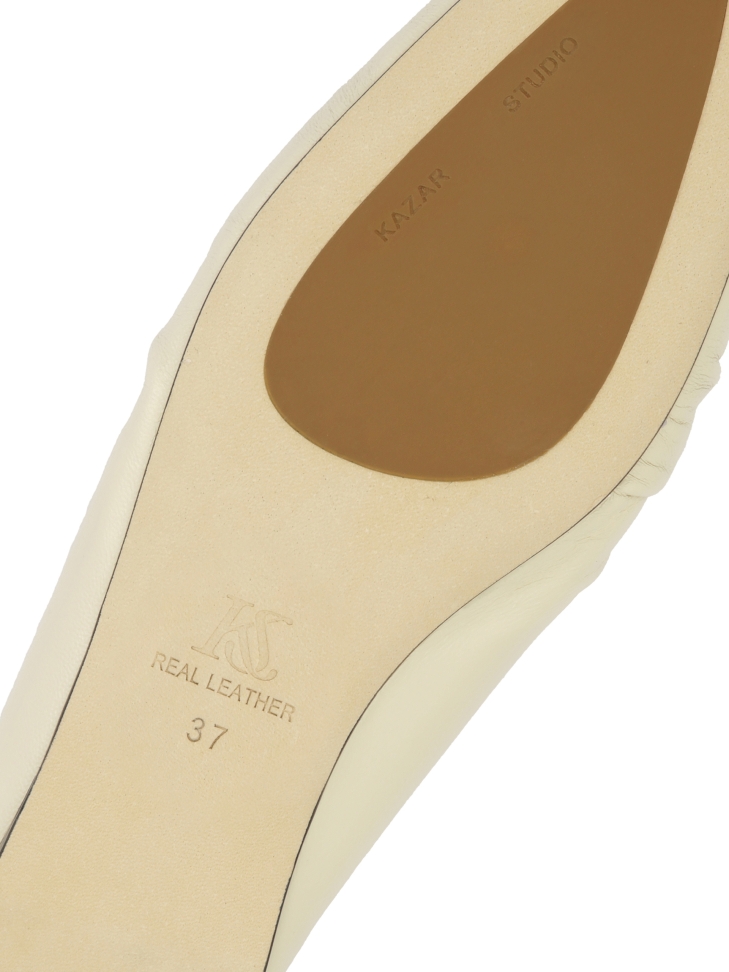 Toboganes crema con parte superior atada  KS LUCITA