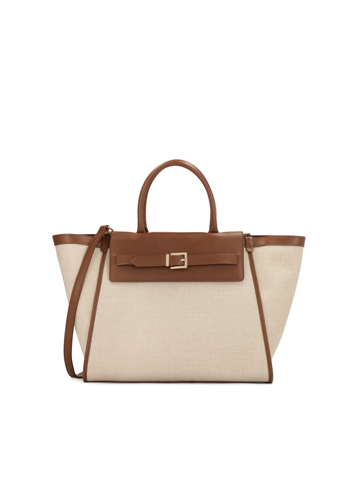 Bolsa de tela beige IRENE