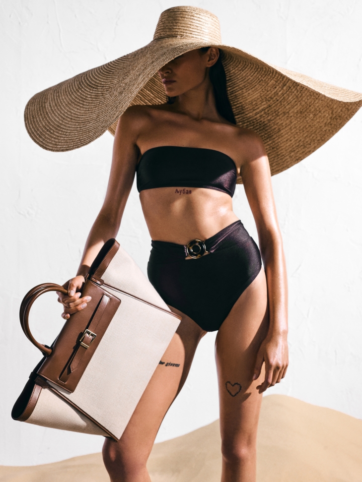 Bolsa de tela beige IRENE