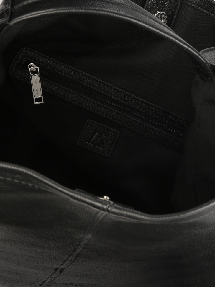 Bolso negro suelto con asa KS MONIQUE