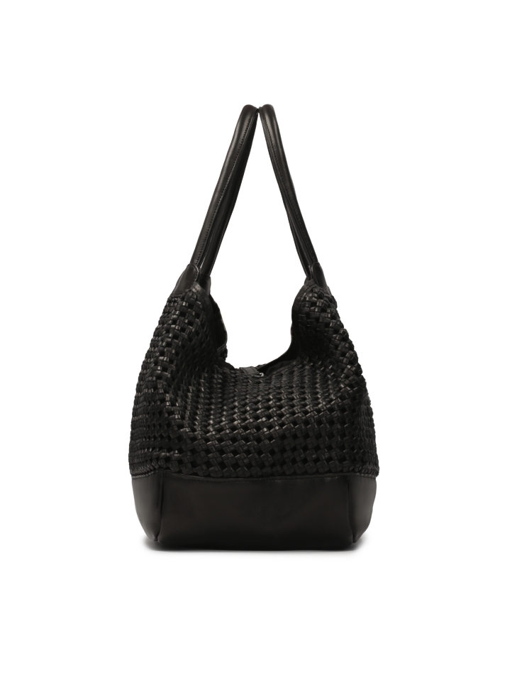 Bolso grande con un llamativo tejido  KS TISSER