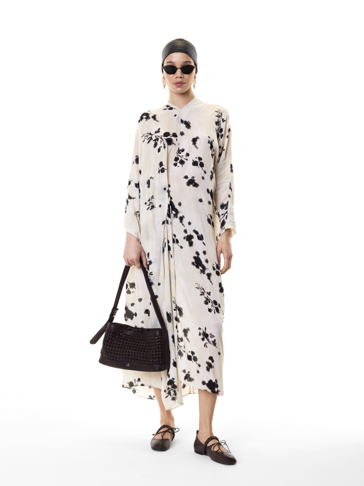 Bolso oblongo marrón trenzado KS JOSLYNE