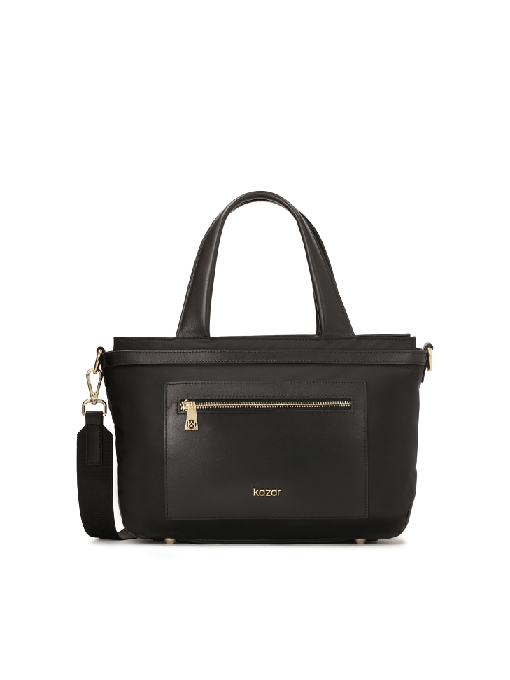 Bolso y bandolera de tela JANELLE