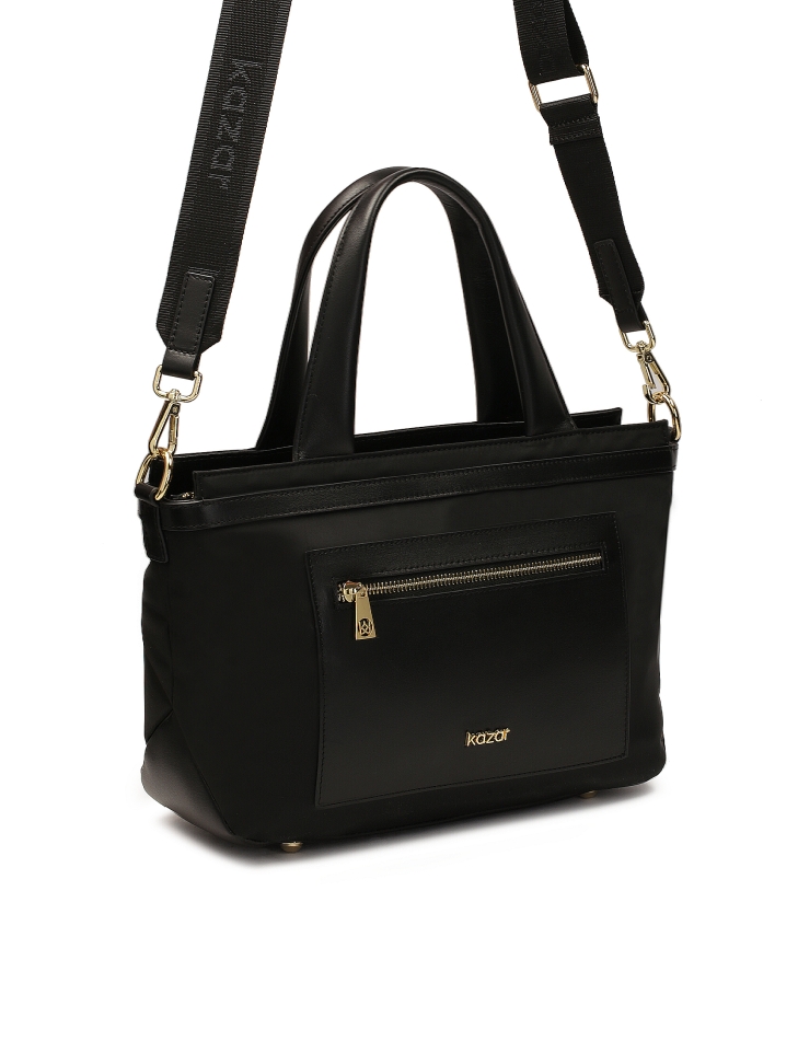 Bolso y bandolera de tela JANELLE