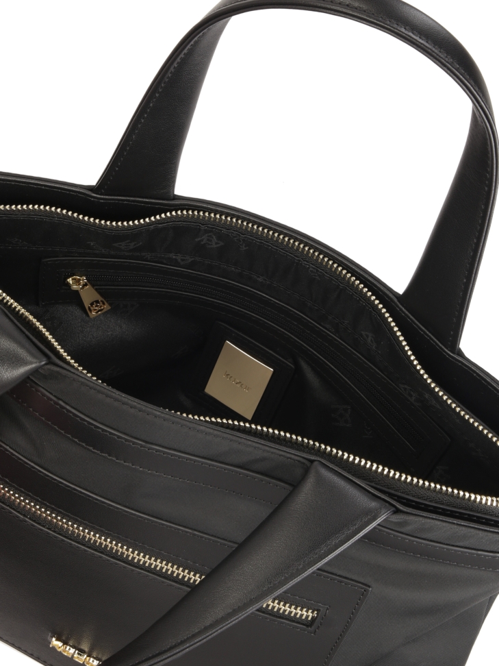 Bolso y bandolera de tela JANELLE