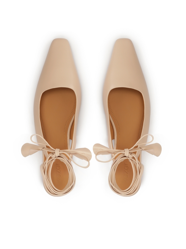Bailarinas planas con lazo SELINE