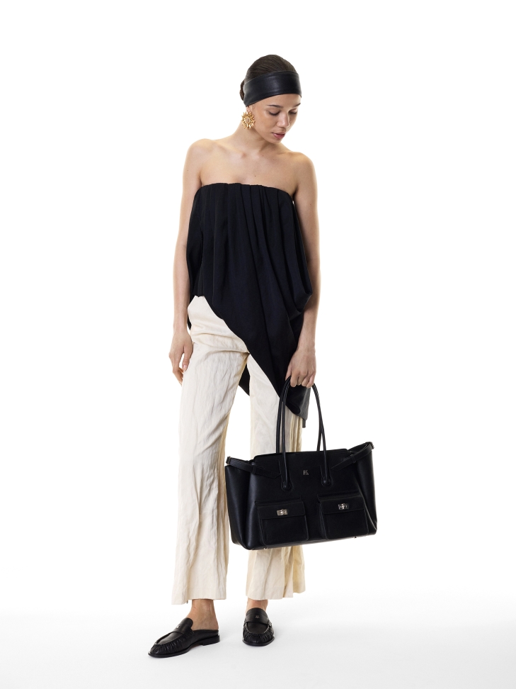 Mocasines negros estilo loafers KS OLZA