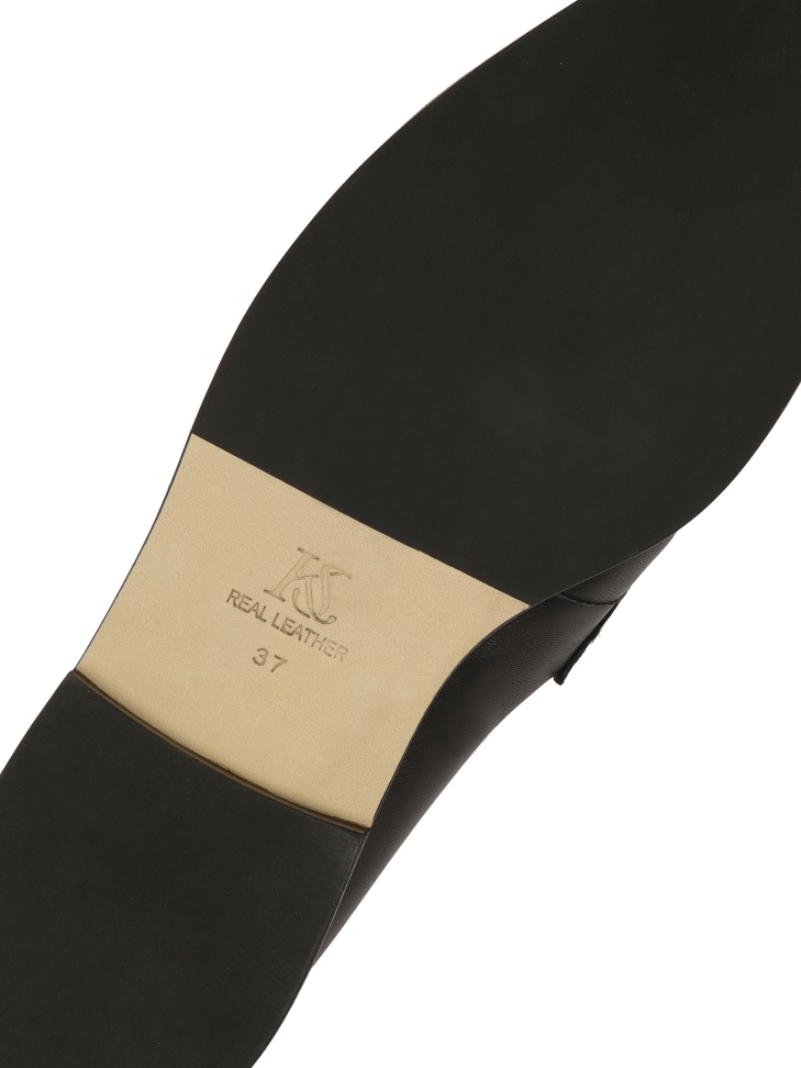 Mocasines negros estilo loafers KS OLZA