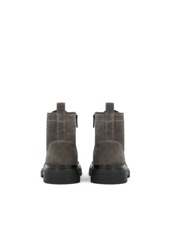 Botas de hombre de ante color topo SAMUELO