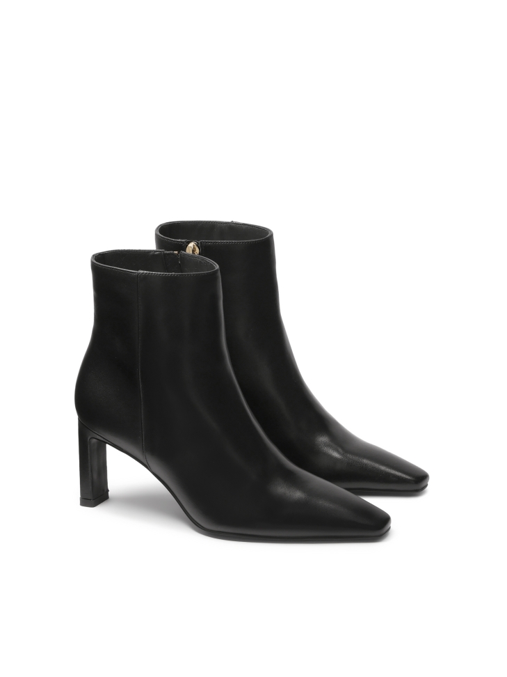 Botas de cuero con morro alargado LAURYN