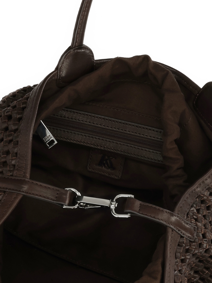 Bolso trenzado de corte holgado KS CASTILE