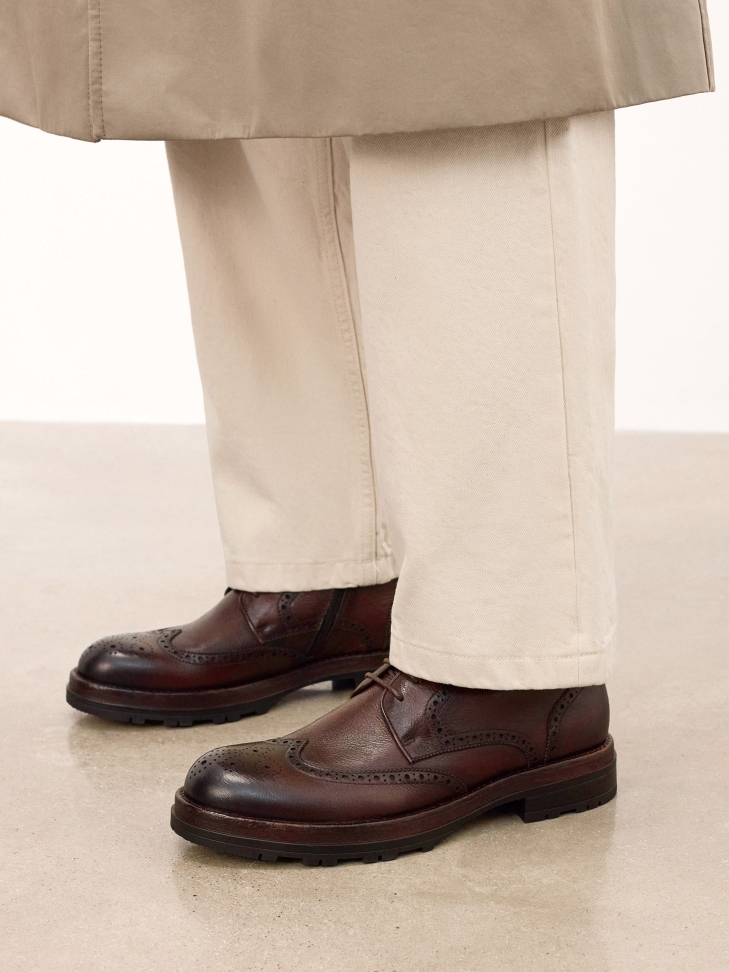 Zapatos casual de piel con adornos PAVELLI