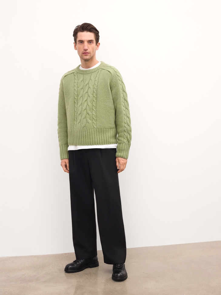 Botas negras de cuero natural para hombre MARIANNO