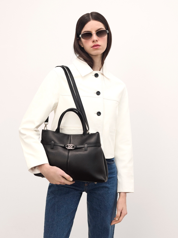 Elegante bolso de piel  CATE