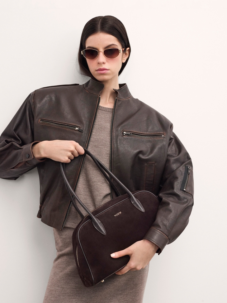 Bolso de ante marrón KYLE