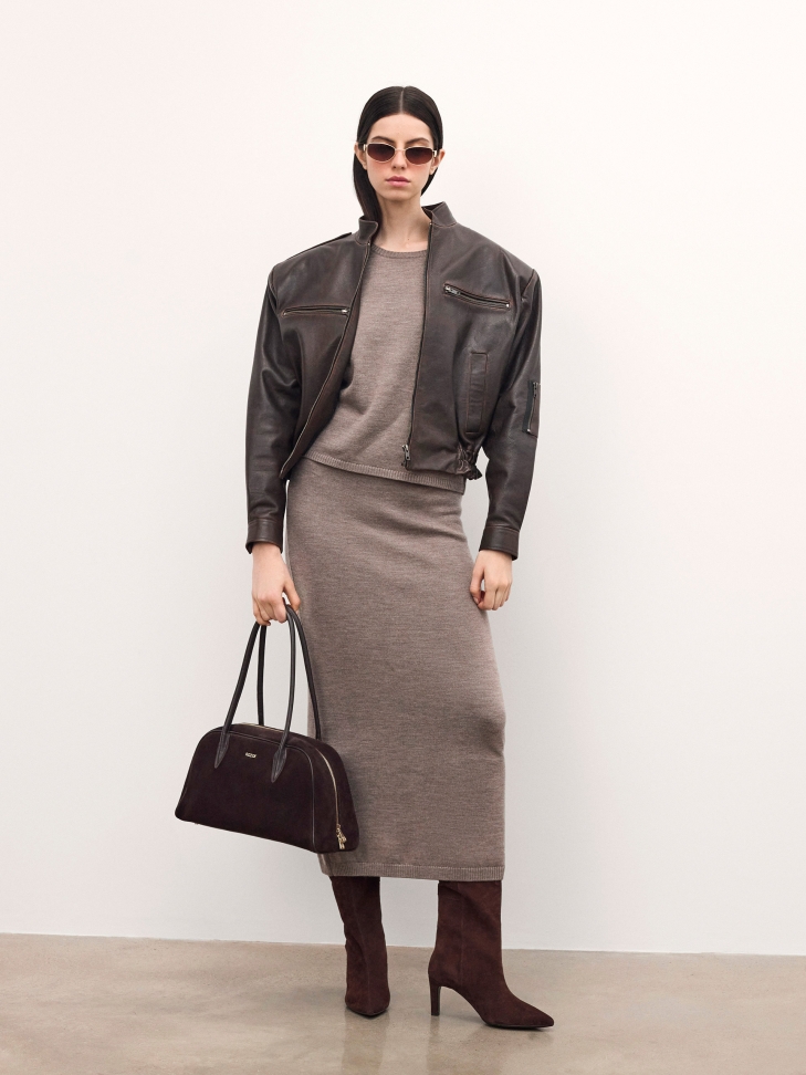 Bolso de ante marrón KYLE