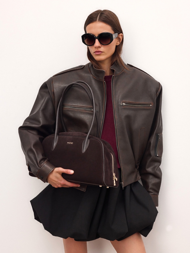 Bolso de ante marrón KYLE