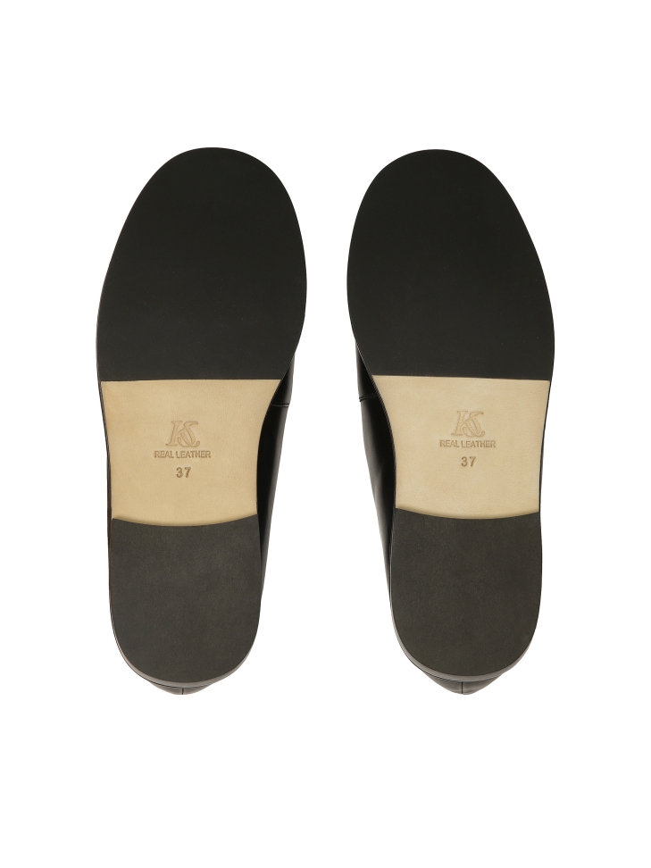 Mocasines negros de piel natural KS MODANE