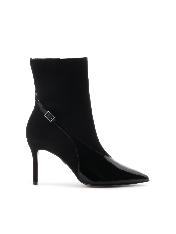 Elegantes botas de ante y charol JACKIE