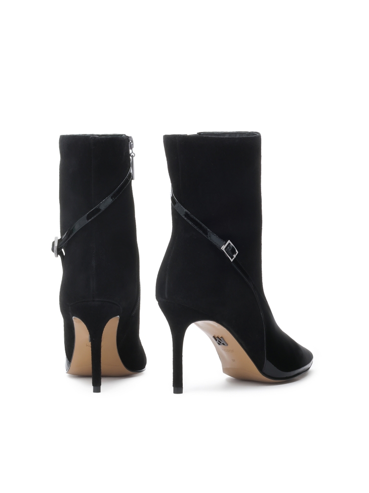 Elegantes botas de ante y charol JACKIE