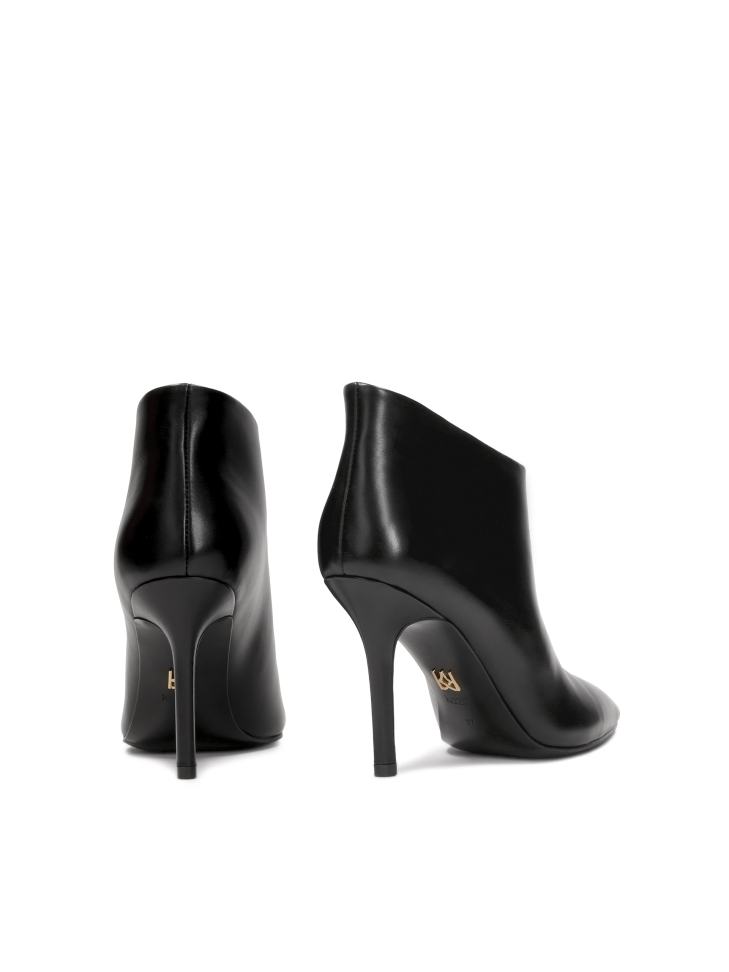 Botas negras de tacón de aguja MANTIDA