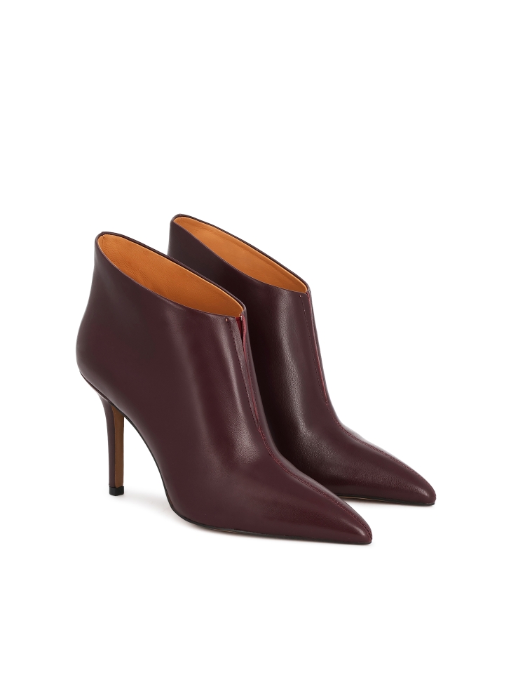 Botas granate con caña baja MANTIDA