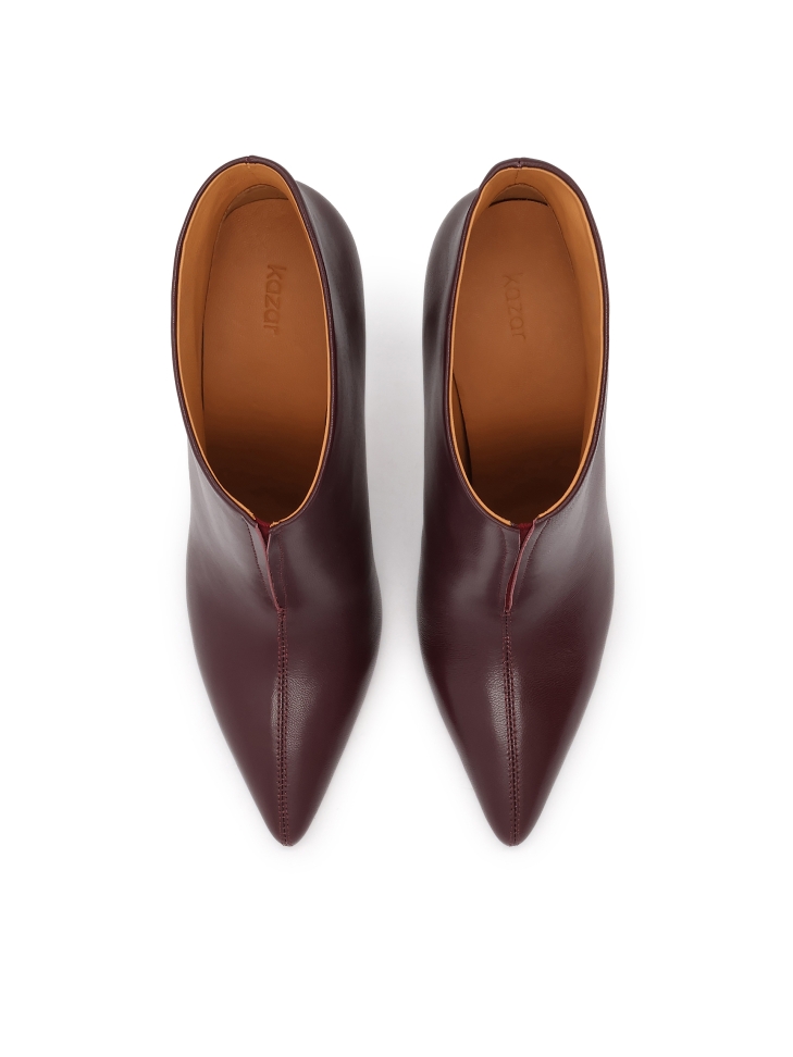 Botas granate con caña baja MANTIDA