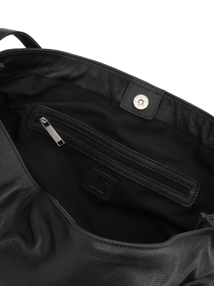 Bolso trapecio negro con bandolera KS LIVJA