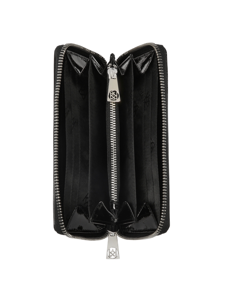 Cartera de charol con cremallera KAIRIS