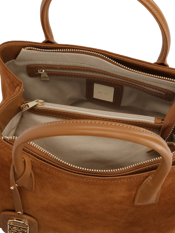 Bolso y bandolera de ante NOELLA S