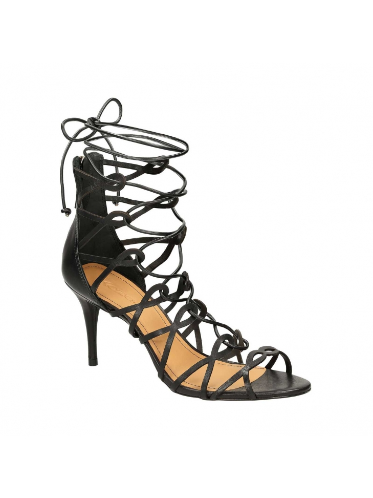 Sandalias negras para mujer NAOMI