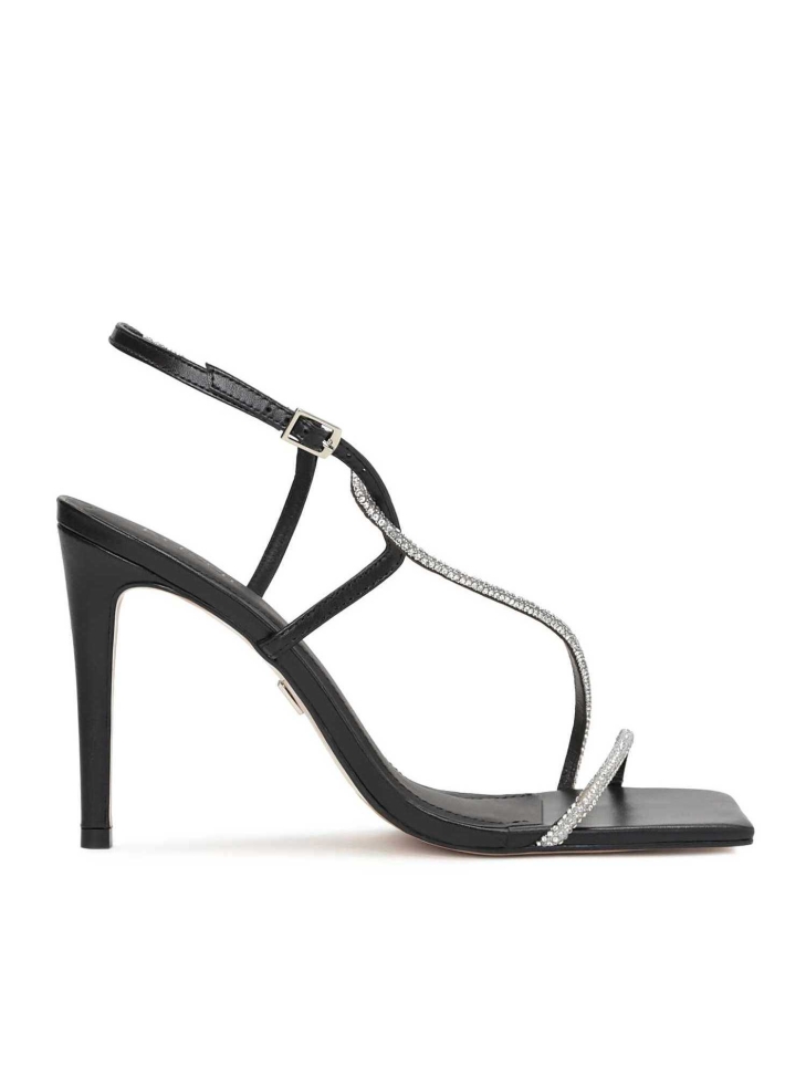 Sandalias negras para mujer SHINY