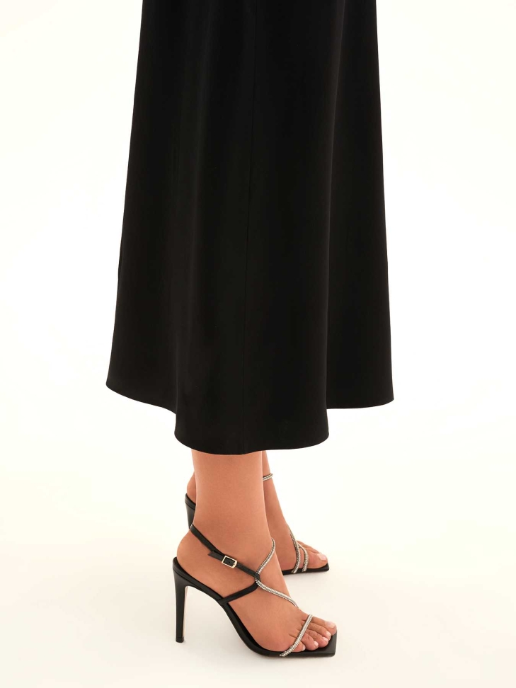 Sandalias negras para mujer SHINY