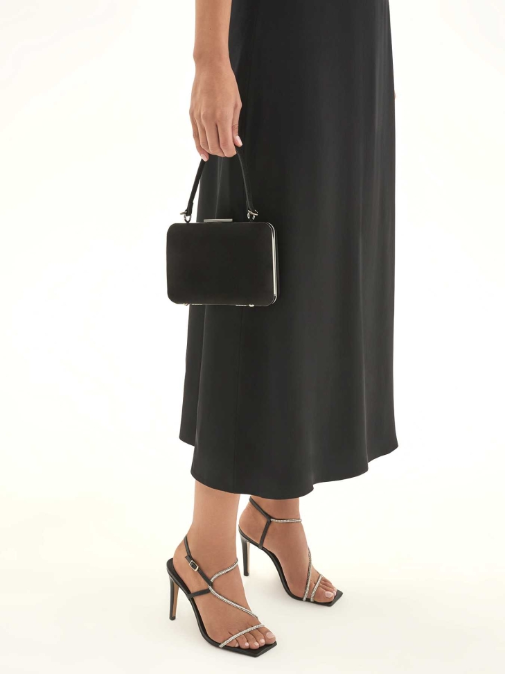 Sandalias negras para mujer SHINY