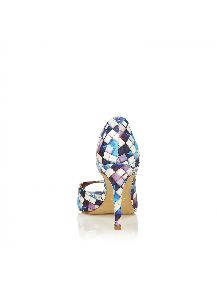 Bombas peep toe multicolores SUMMER