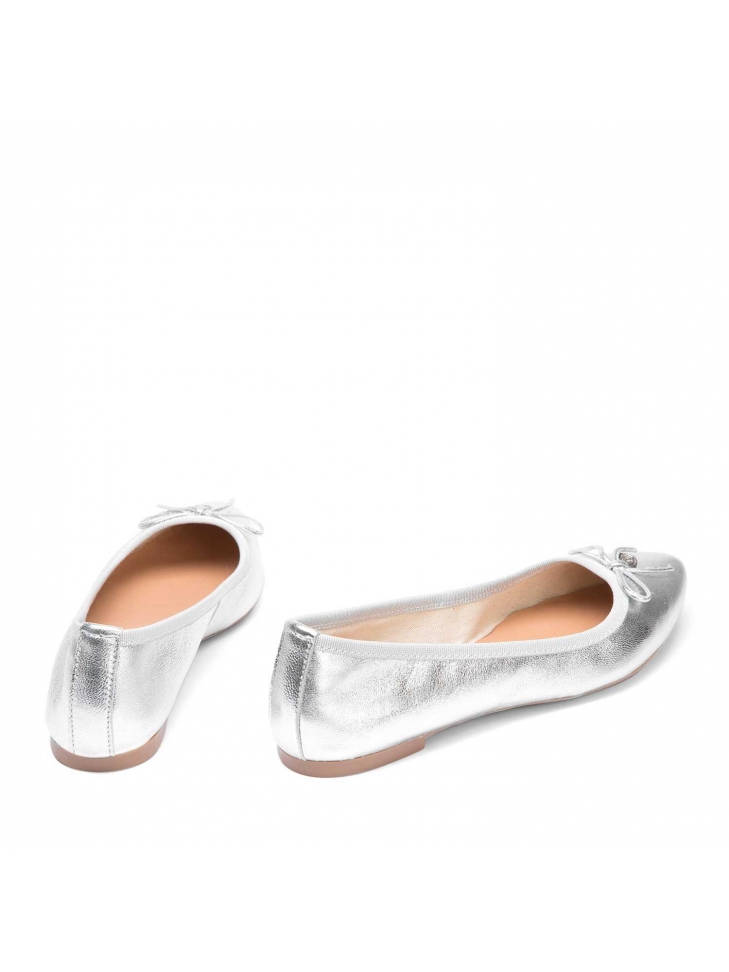 Bailarinas plateadas de señora DENISE